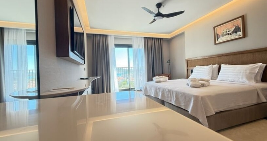 Cunda Kızılca  De Luxe Hotel & Spa Deluxe Deniz Manzaralı Oda